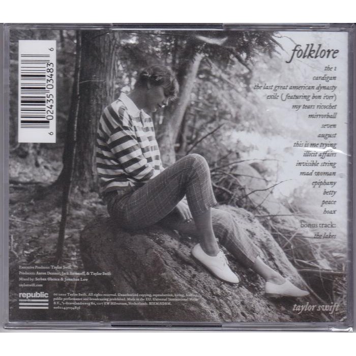 CD Taylor Swift - Folklore Import