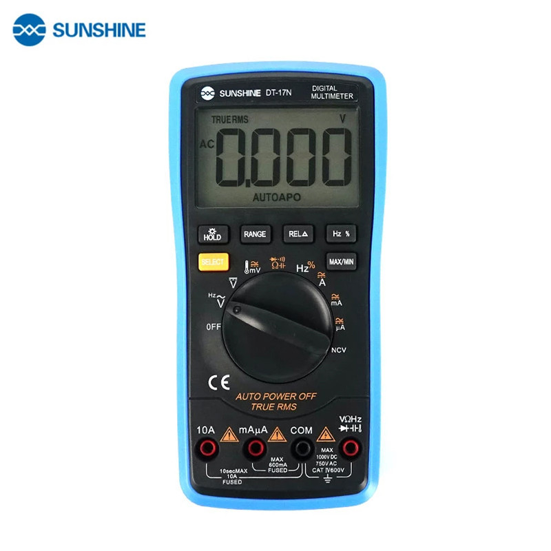 Sunshine Dt-17N Auto Range Lcd Display Multimeter Digital Multimeter Automatic Digital Instrument