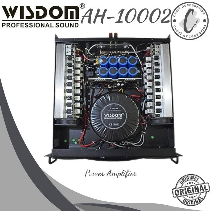 Berkualitas Wisdom Ah10002 Power Amplifier Original Power Ampli Wisdom Ah-10002 Terlariss 
