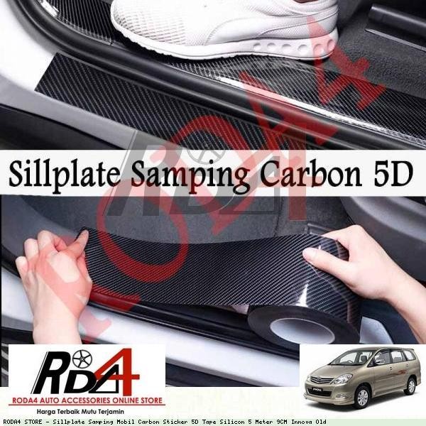 Ready Sillplate Samping Mobil Carbon 5D Innova Old