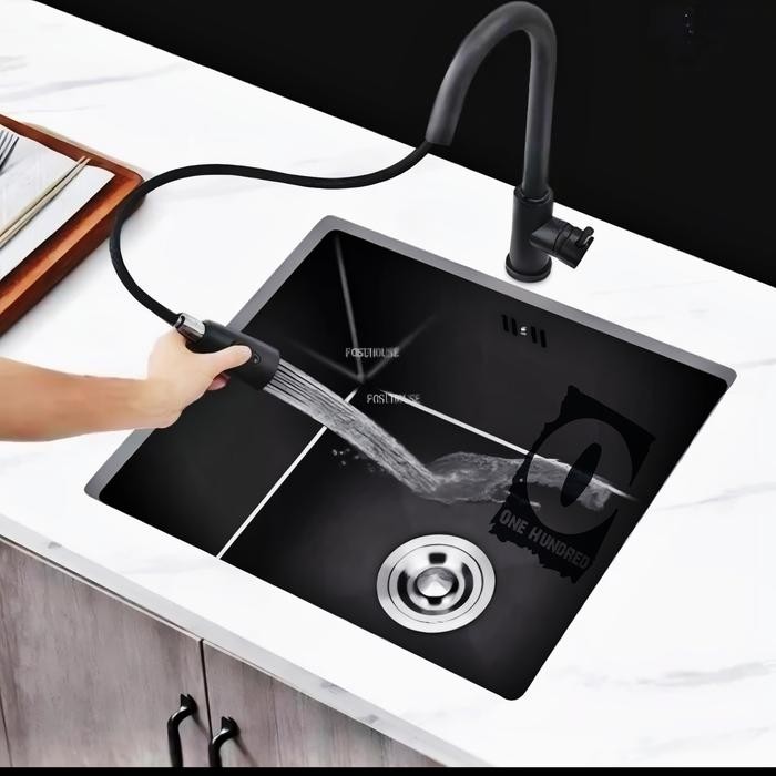 Kitchen sink UNDERMOUNT 5040 Black merk ONAN