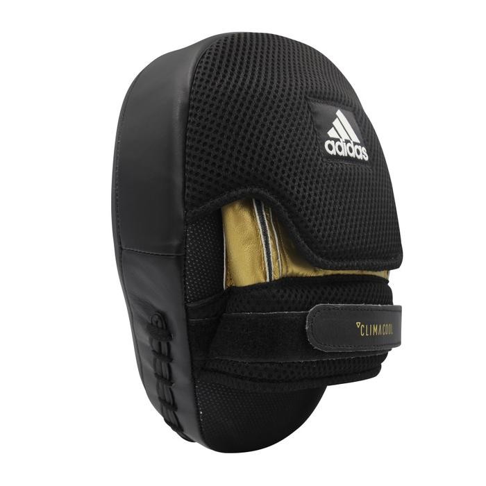 Focus Mitts Punching Pad Tinju Muaythai Adidas Adisbac01 Gold Promo 