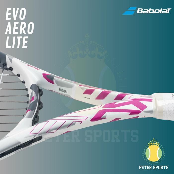 RAKET TENIS BABOLAT EVO AERO LITE - 260g Pink