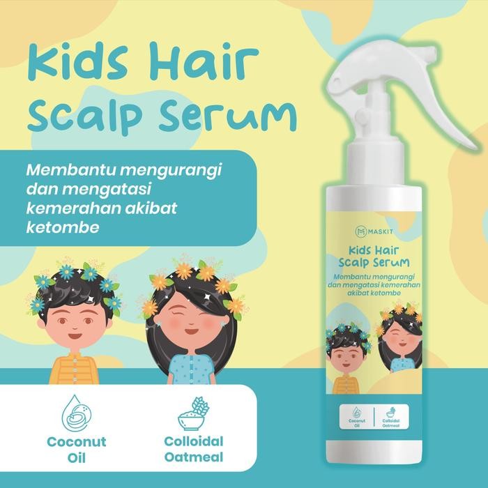 gy30- Kids Hair Scalp Serum Spray Anti Ketombe Anak - Anti Gatal Ketombe & Kerak Keringat