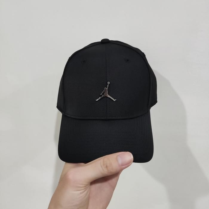 Jordan Metal Cap Topi Snapback Black