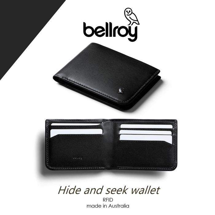 Dompet Bellroy Hide and Seek Wallet Black RFID Original
