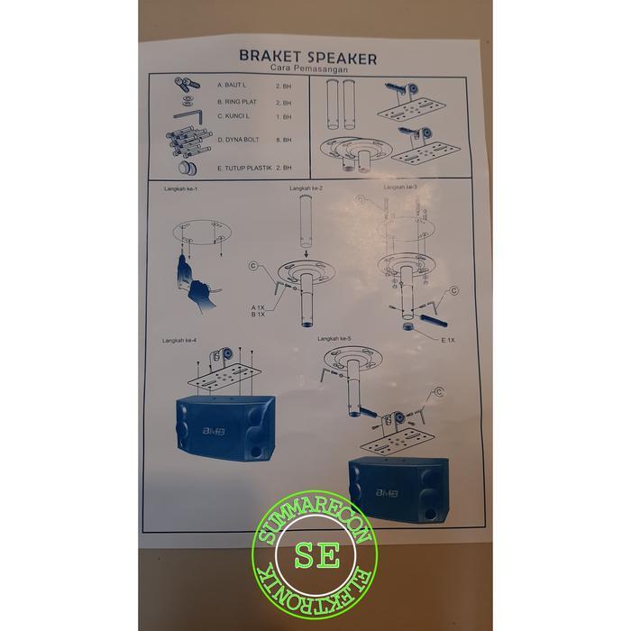 Braket Speaker Dinding Bmb