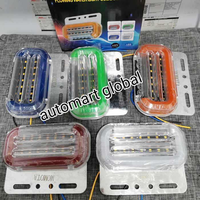 LAMPU LED MOBIL TRUK KEDIP BERJALAN RUNNING LED MOBIL 24 VOLT MOMOTA OK.