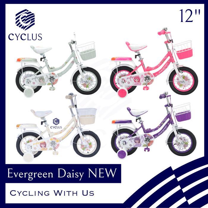 Sepeda anak mini Evergreen Daisy 12 inch