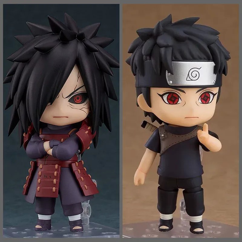10cm Nendoroid Naruto Shippuden 2175 Six Paths Uchiha Madara 2120 Obito 2436 Shisui Q Version Action