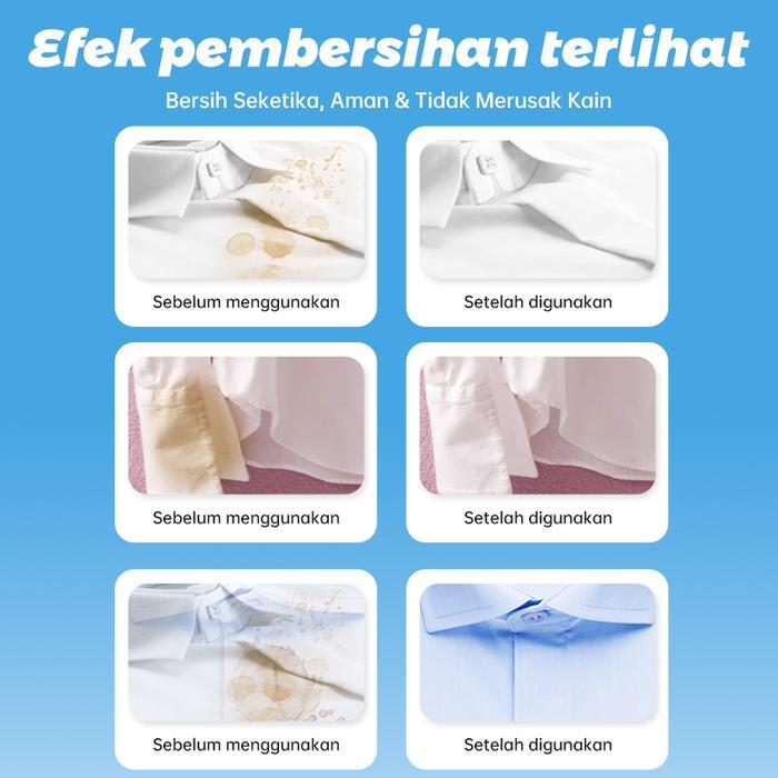 Baru Zhong San Qing Pembersih Noda Ajaib Enzim & Oksigen Baju Kinclong Sekejap