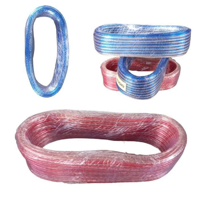 KABEL LISTRIK TRANSPARAN 2x30 KABEL AUDIO KABEL LISTRIK ROLL SERABUT kabel bulat