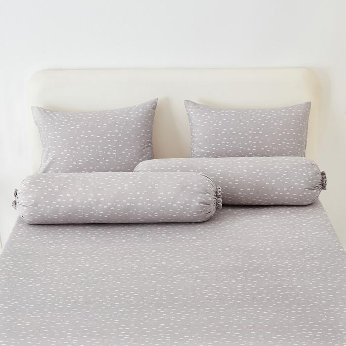Informa Set Seprai Microfiber Devon - Cokelat Taupe King Queen Single 180X200 160X200 120X200 Sprei