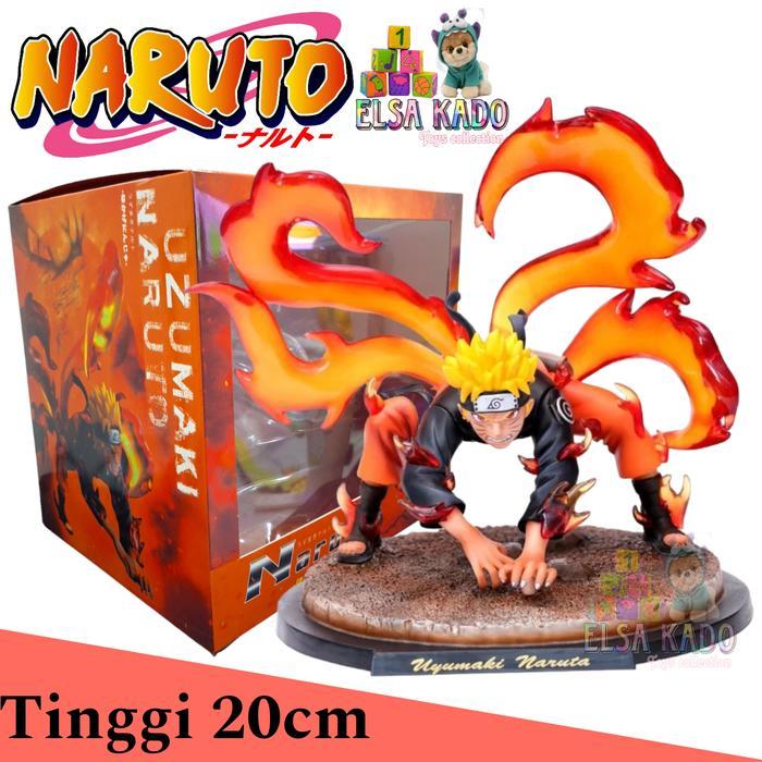 Action Figure Uzumaki Naruto Berekor Kyuubi Kurama Pvc Collectible