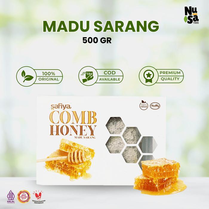 Madu Sarang Safiya 500 Gram Raw Honey Comb