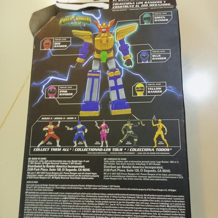 HOT SALE LEGACY MMPR POWER RANGER ZEO BLUE RANGER ORI BANDAI TERMURAH