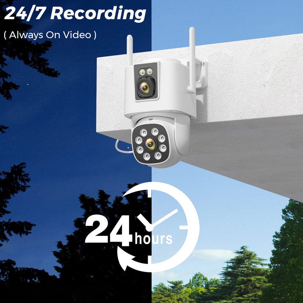 4G Solar Camera Outdoors Wifi PTZ IP Camera 8MP 4K HD CCTV Camera AOV 24 Hour Recording Human Ai