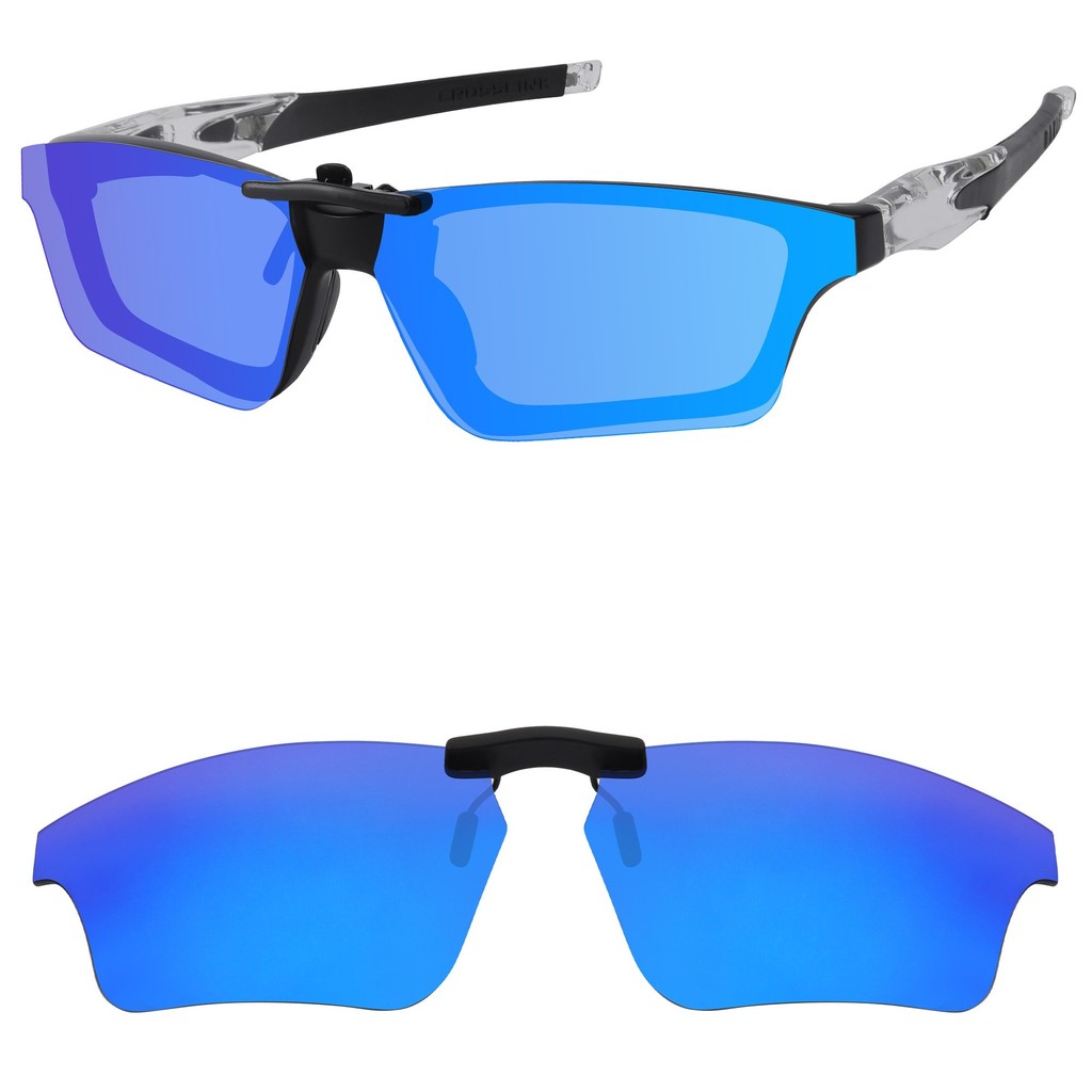 Rarayvix Polarized Clip-on Sunglasses Lenses Compatible with Oakley Crosslink Sweep OX8031-55 UV