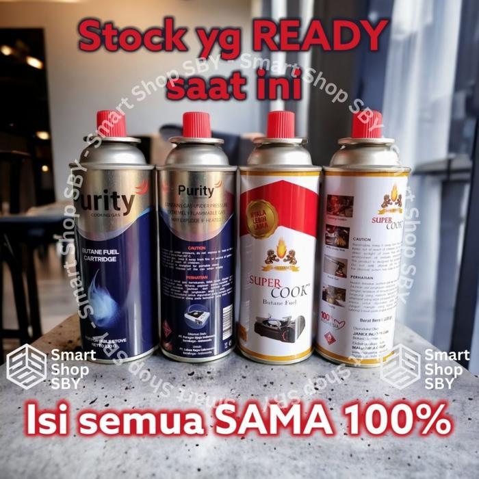100% TIDAK BERKARAT Gas Kaleng Portabel / gas portabel refill / kaleng gas Untuk Kompor Portable