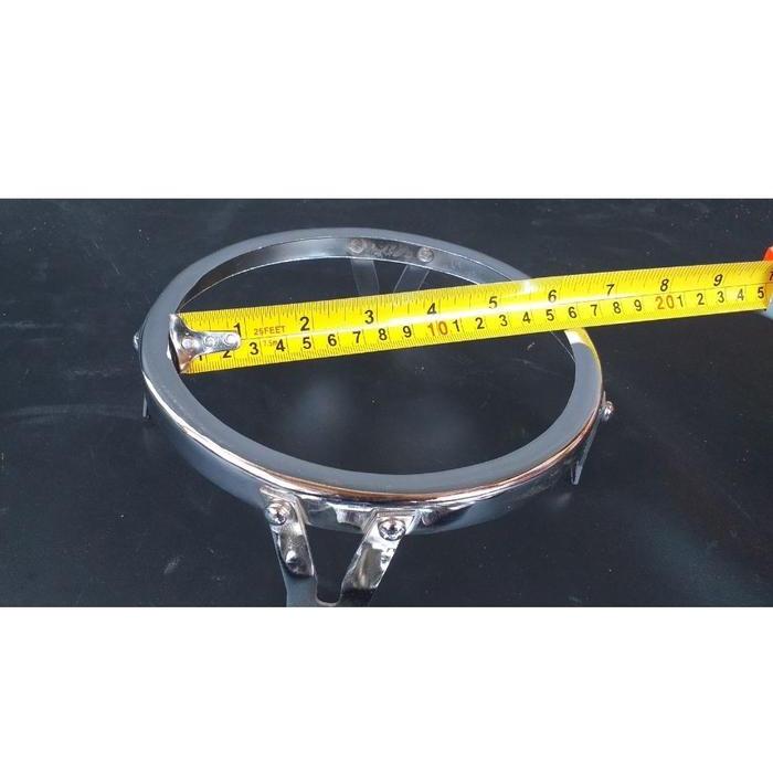 Ring ketipung ring kendang ukuran 22 cm krom V4 ring lebih tebel baut