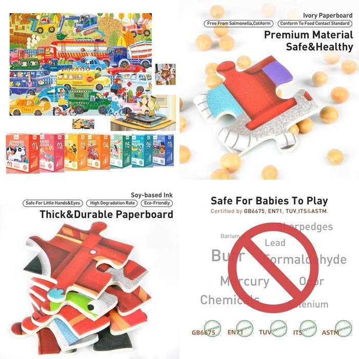 Mideer Advanced Puzzle Mainan Edukasi Anak