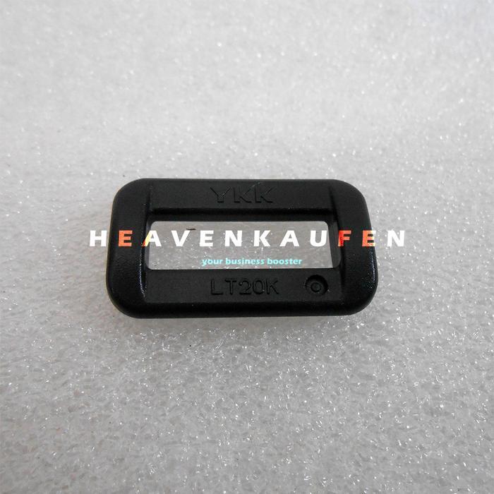 Ring Kotak YKK 2 cm Hitam Polyacetal High Quality Harga Per Biji