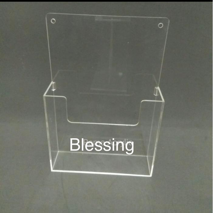 RAK/ACRYLIC TEMPAT RAK BROSUR GANTUNG A4/AKRILIK TEMPAT BROSUR A4 Penyimpanan