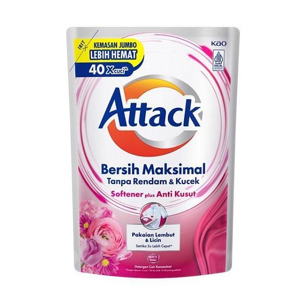 ATTACK PLUS SOFTENER Sabun Cuci Baju Cair Attack Softener 1,2 Liter LIQUID 1.2 L SABUN CUCI BAJU