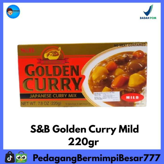 Flash Sale [Pbb] S&B Golden Curry Mild 220Gr Bumbu Kari Jepang Mild Japanese Curry Sauce Mix Kare