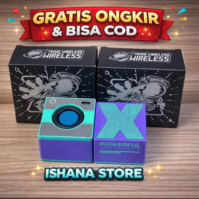 SPEAKER MUSIK BOK MINI PORTABLE BLUETOOTH WIRELESS X1 TERMURAH & TERLARIS