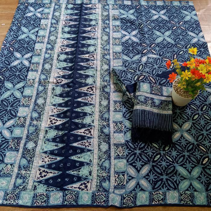 Kain batik sarimbit couple batik fariza cirebon doby cerah soft 02