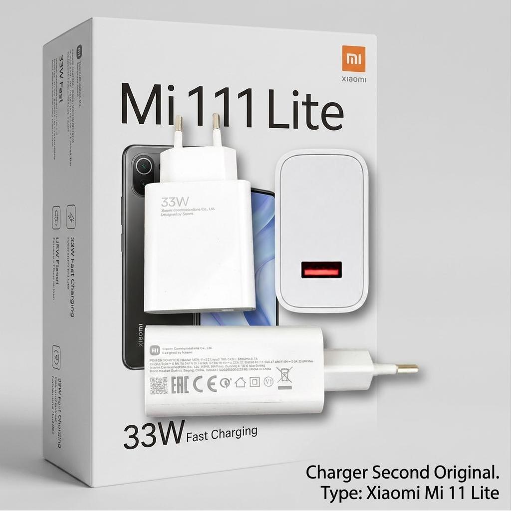 Kepala Cas Xiaomi MDY-11-EZ Ori Second USB Oren Mi 11 Lite