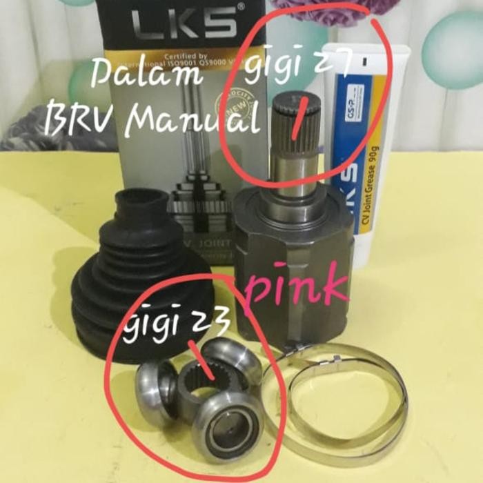 Cv Joint Dalam As Roda Depan Dalam As Kopel Honda Brv 2016 Manual