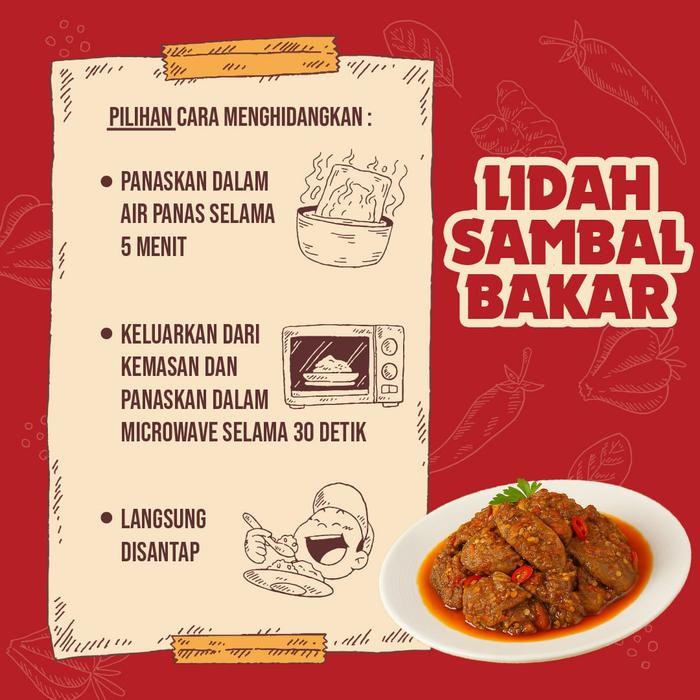 

Mamiseler45 - Lidah Sapi Sambal Pedas Bakar Lahap Bareng 200Gr Lauk Instan Praktis Tanpa Pengawet
