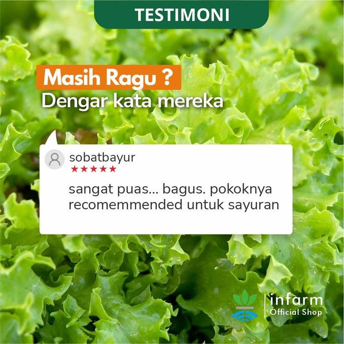 

Promo Infarm - Nutrisi Ab Mix Sayuran Daun 1000 Liter Untuk Hidroponik Dan Tanah Pupuk Tanaman