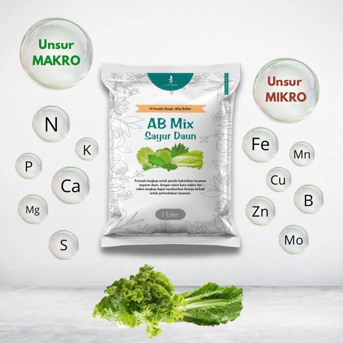 

Promo Nutrisi Ab Mix La Nutrient Pekatan 5 Liter Untuk Sayuran Daun Pupuk Tbk