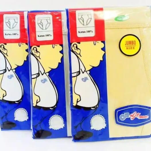 Gt Man Sport - Cd Pria Katun 704 Bw - Size Jumbo