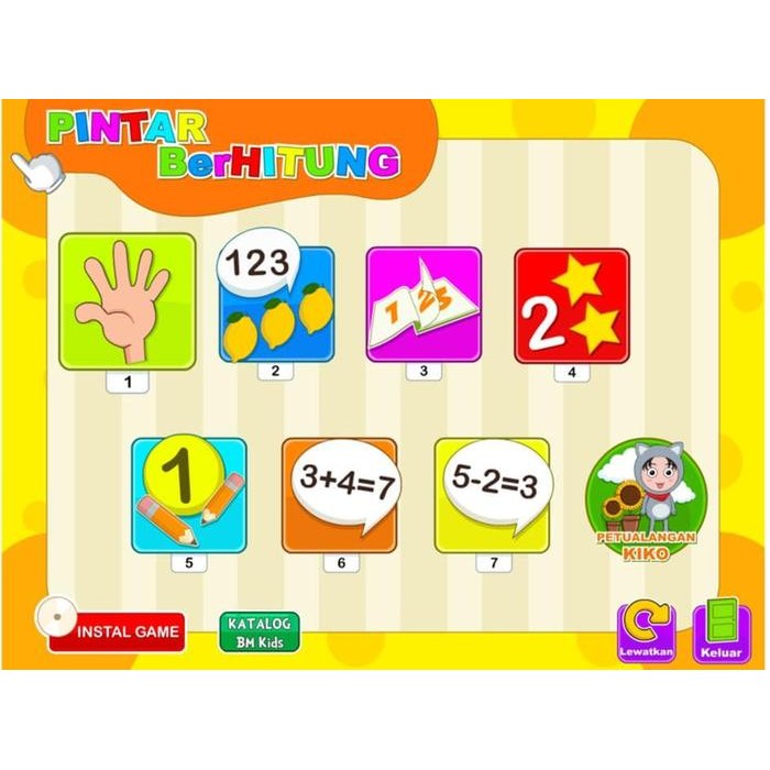 CD BELAJAR UNTUK ANAK BAMBOOMEDIA Pintar Berhitung