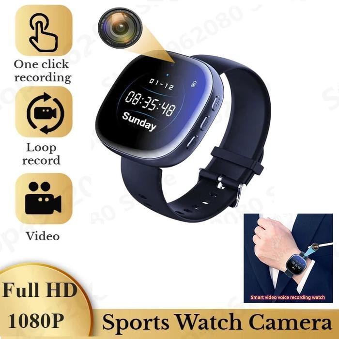 1080P Mini Camera Smart Video Voice Recording Watch HD Noise Reduce