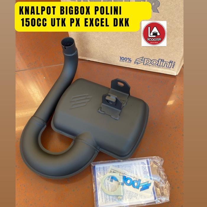 Knalpot Bigbox Polini 150Cc Utk Px Excel Dkk
