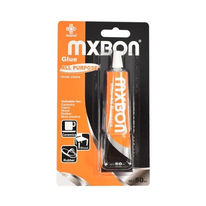

LEM KERAMIK LEM PLASTIK LEM KAYU MXBON GLUE ALL PURPOSE ISI 50ML