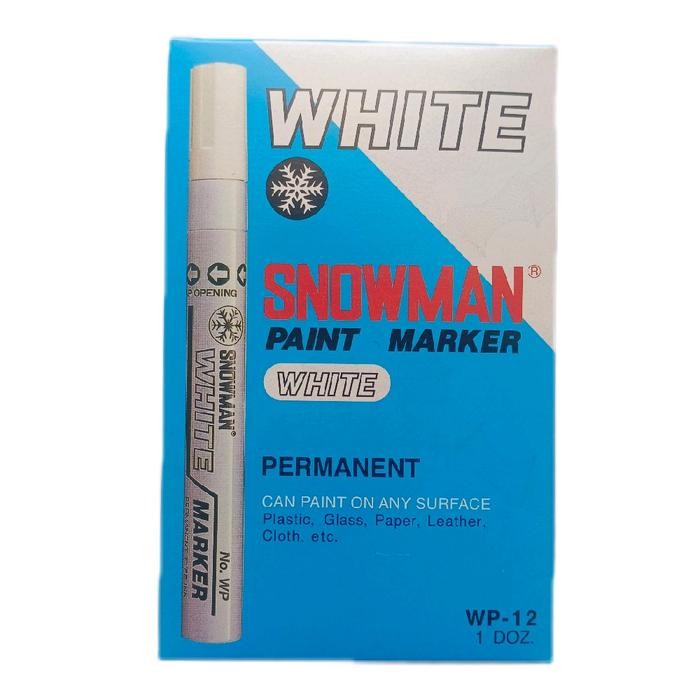 

NEW PRODUK SPIDOL PERMANEN MARKER SNOWMAN / SPIDOL PAINT MARKER ( SPIDOL PERMANEN UNTUK PLASTIK KAIN