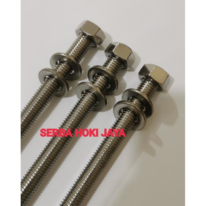 AS DRAT STAINLESS M16 X 50CM / LONG DRAT M16 X 50CM STAINLESS SUS304