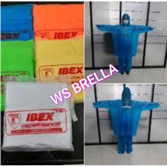 Jas hujan Ponco Lengan Celana IBEX TIKTOK