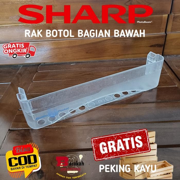 Rak Botol Kulkas Sharp Samurai Bagian Bawah Original