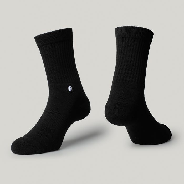 VOTED Socks Kaos Kaki Essential Crew Monokrom
