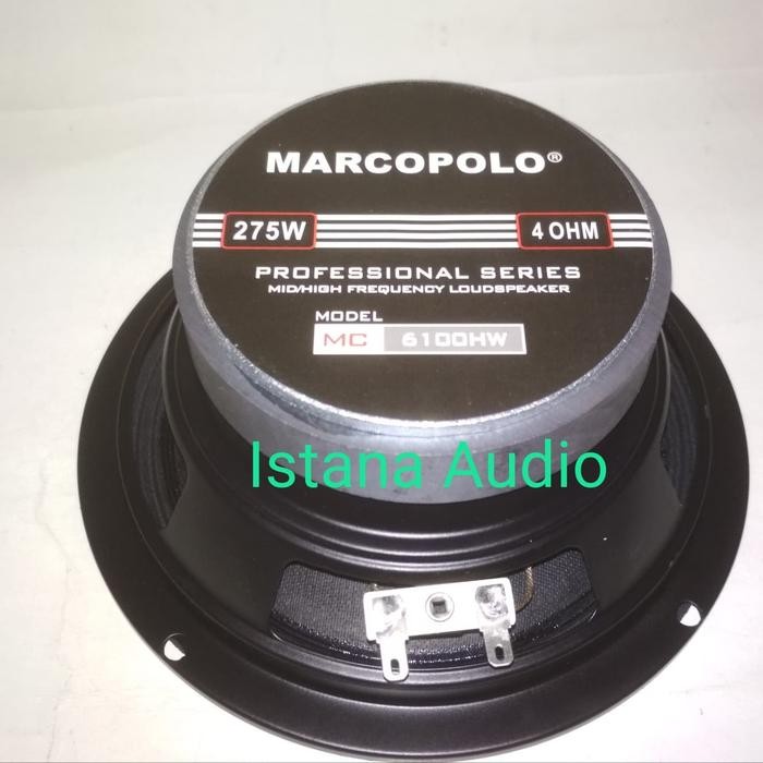 Speaker Marcopolo 6" Mc 6100Hw Suara Mantap