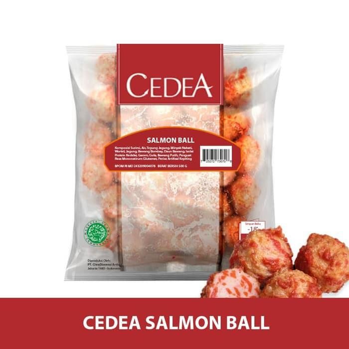 

Pilihan- Cedea Bakso Ikan Salmon / Fish Ball Steamboat 500Gr Frozen Food