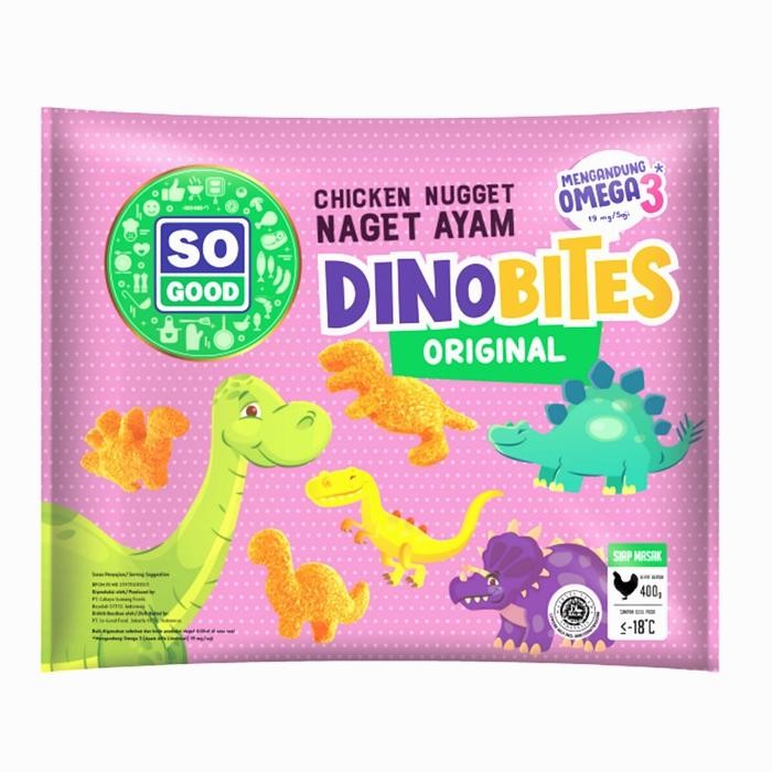 

Pilihan- So Good Chicken Nugget Dinobites 400 Gram