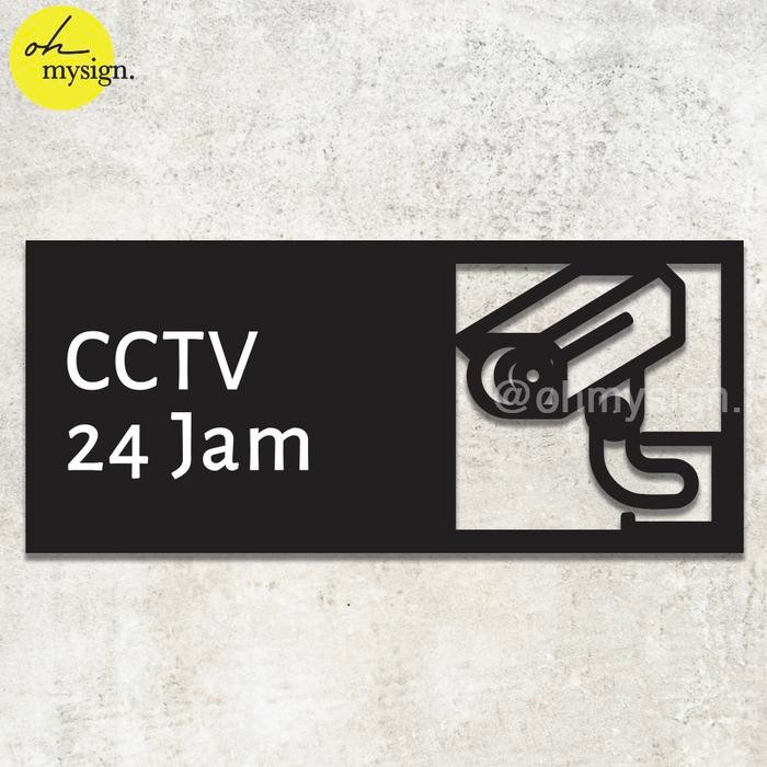 

CCTV 24 JAM SIGN AKRILIK ACRYLIC SIGN MODERN SIGN BOARD